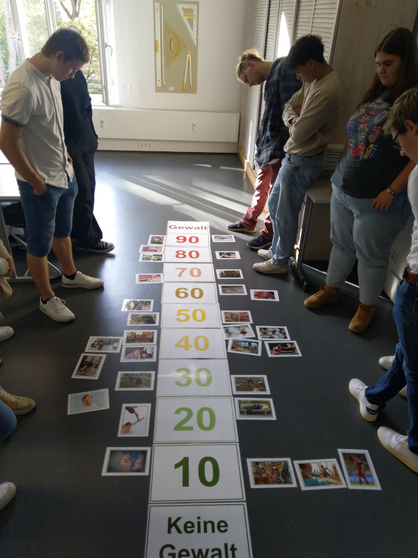 Gewaltskala Workshop mit Augsburger Kripo